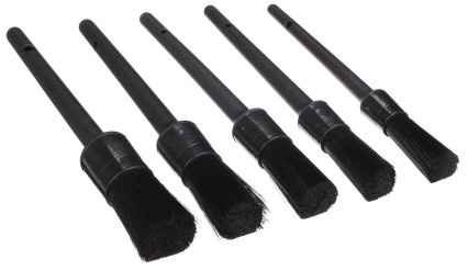 Set aus harten Präzisionsbürsten für die Auto-Reinigung CAR DETAILING BRUSH 5 HARD, 5-tlg.