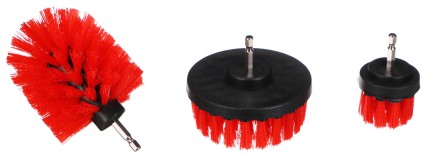 Satz von Bohrmaschinenbürsten für die Autopflege CAR DETAILING DRILL BRUSH 3 MEDIUM, 3 Stück