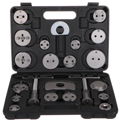 Bremssattelrückstellwerkzeug MECHANIC BRAKE SET BLACK 22, 22-teiliges Set