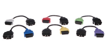 Komplettes OBD-II Reduzierstück-Set FiatECUScan für Personenkraftwagen MECHANIC CABLE SET 3, 6 Stück