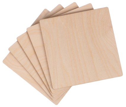 Holzscheiben CREATIVE WOOD SET 5, 10 x 10 cm