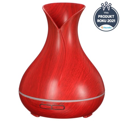 Aroma Diffusor Vulcan rot Holz 350ml