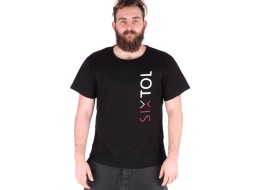 Herren T-Shirt, schwarz, Größe L, 100% Baumwolle